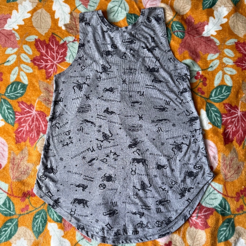Modern Lux Zodiac Print Tank Top